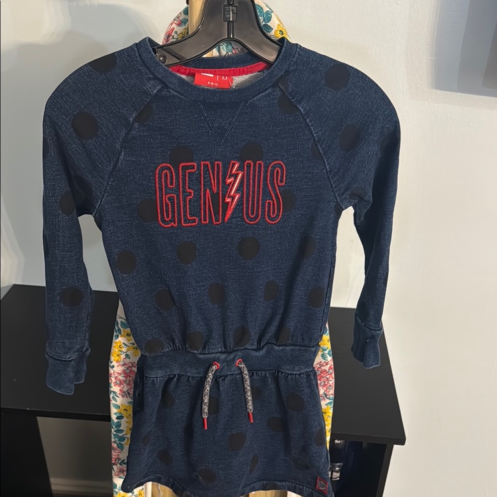GAP Blue and Black One Piece with Drawstring Waist